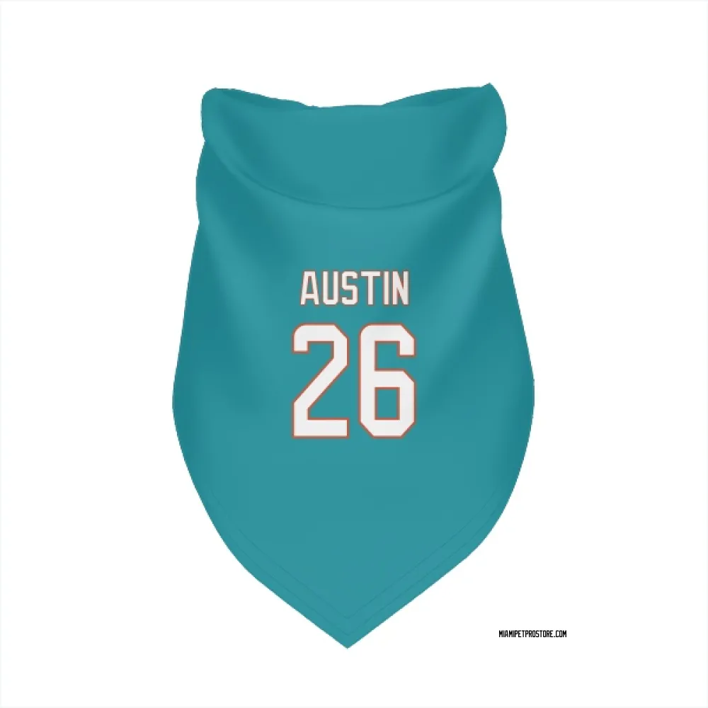 Miami Dolphins Alex Austin Aqua Pet Bandana for Dog & Cat