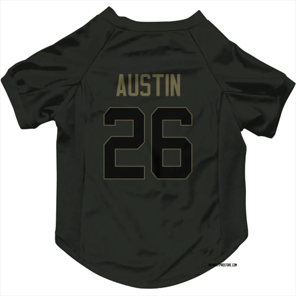 Miami Dolphins Alex Austin Black Service Pet Jersey for Dog & Cat