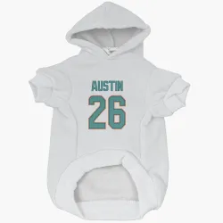 Miami Dolphins Alex Austin White Pet Hoodie for Dog & Cat