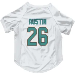 Miami Dolphins Alex Austin White Pet Jersey for Dog & Cat