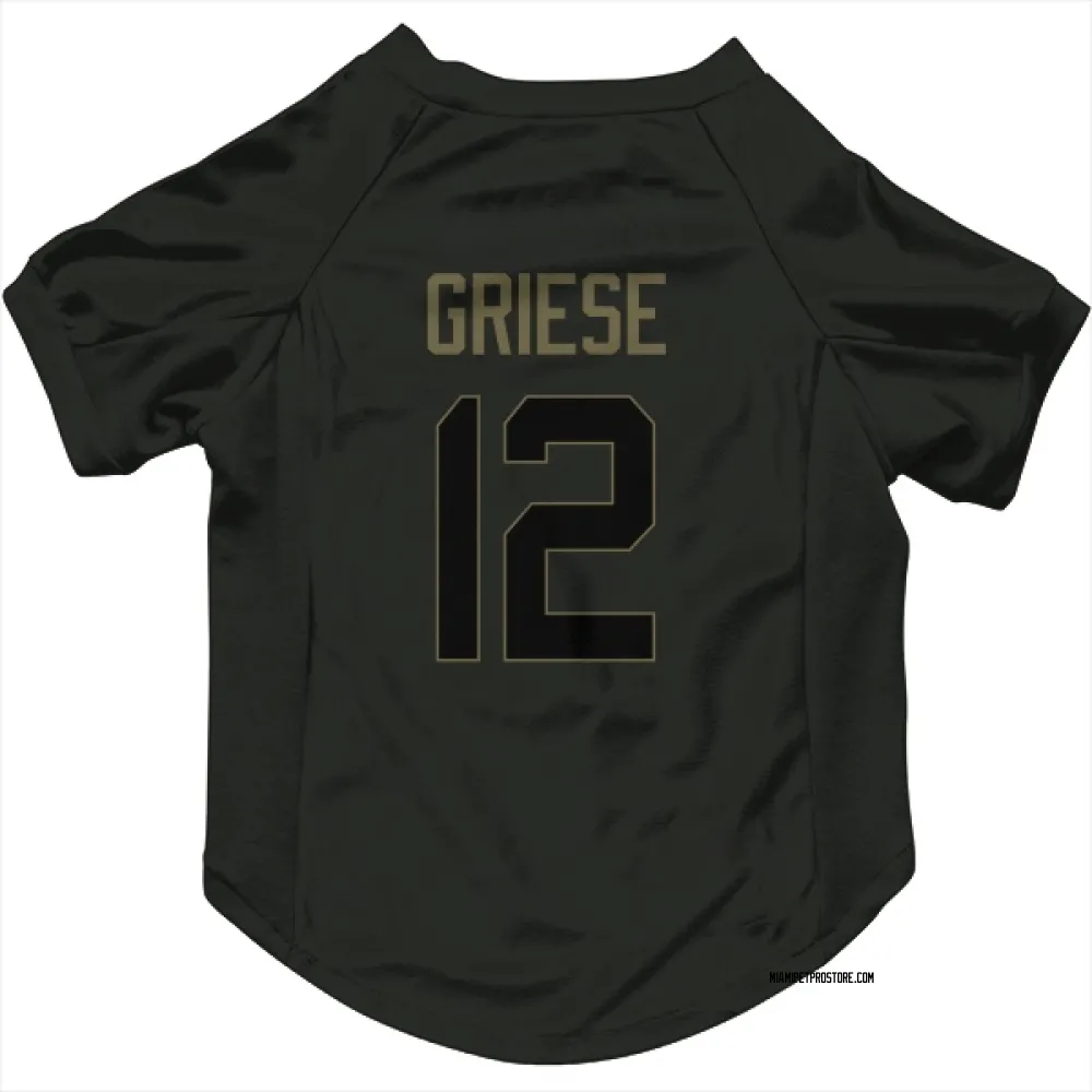Miami Dolphins Bob Griese Black Service Pet Jersey for Dog & Cat