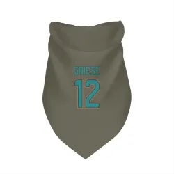 Miami Dolphins Bob Griese Olive Pet Bandana for Dog & Cat