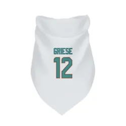 Miami Dolphins Bob Griese White Pet Bandana for Dog & Cat
