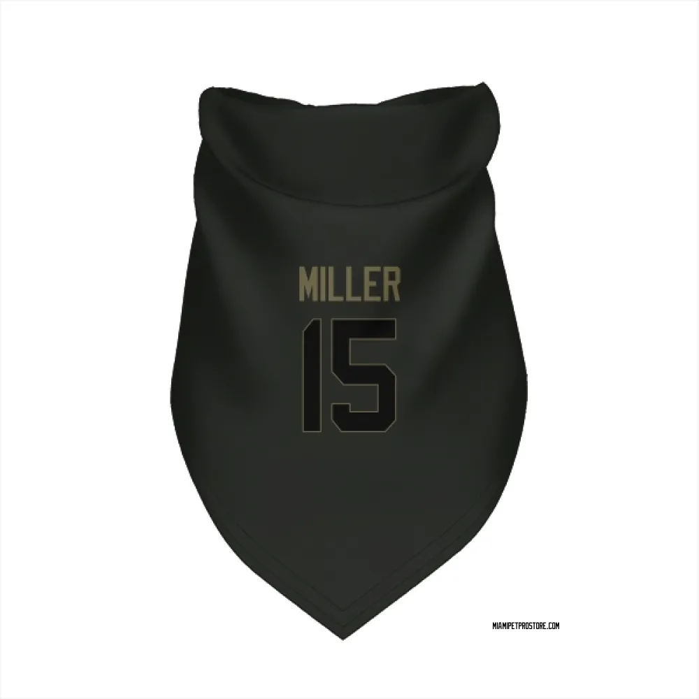 Miami Dolphins Cam Miller Black Service Pet Bandana for Dog & Cat