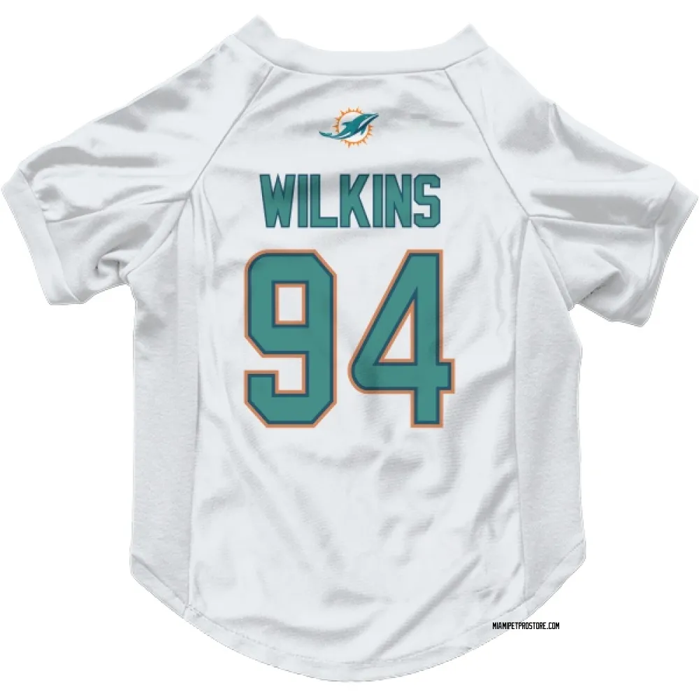 Christian Wilkins Miami Dolphins Draft First Round Pick Game Jersey - Aqua