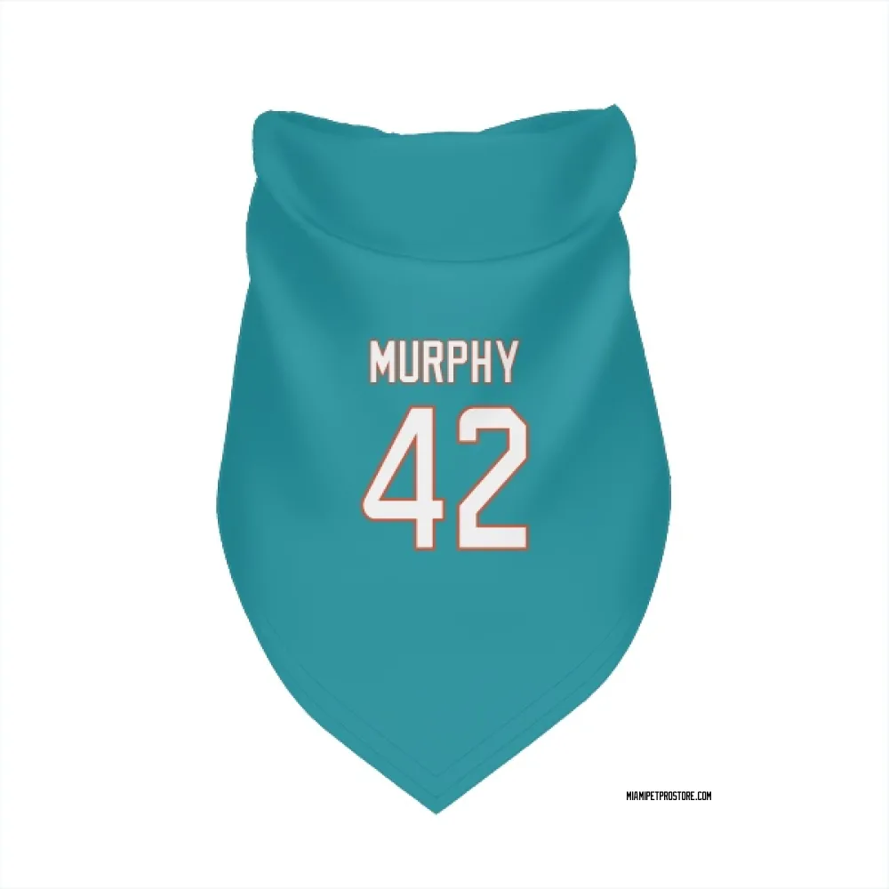 Miami Dolphins Grayson Murphy Aqua Pet Bandana for Dog & Cat