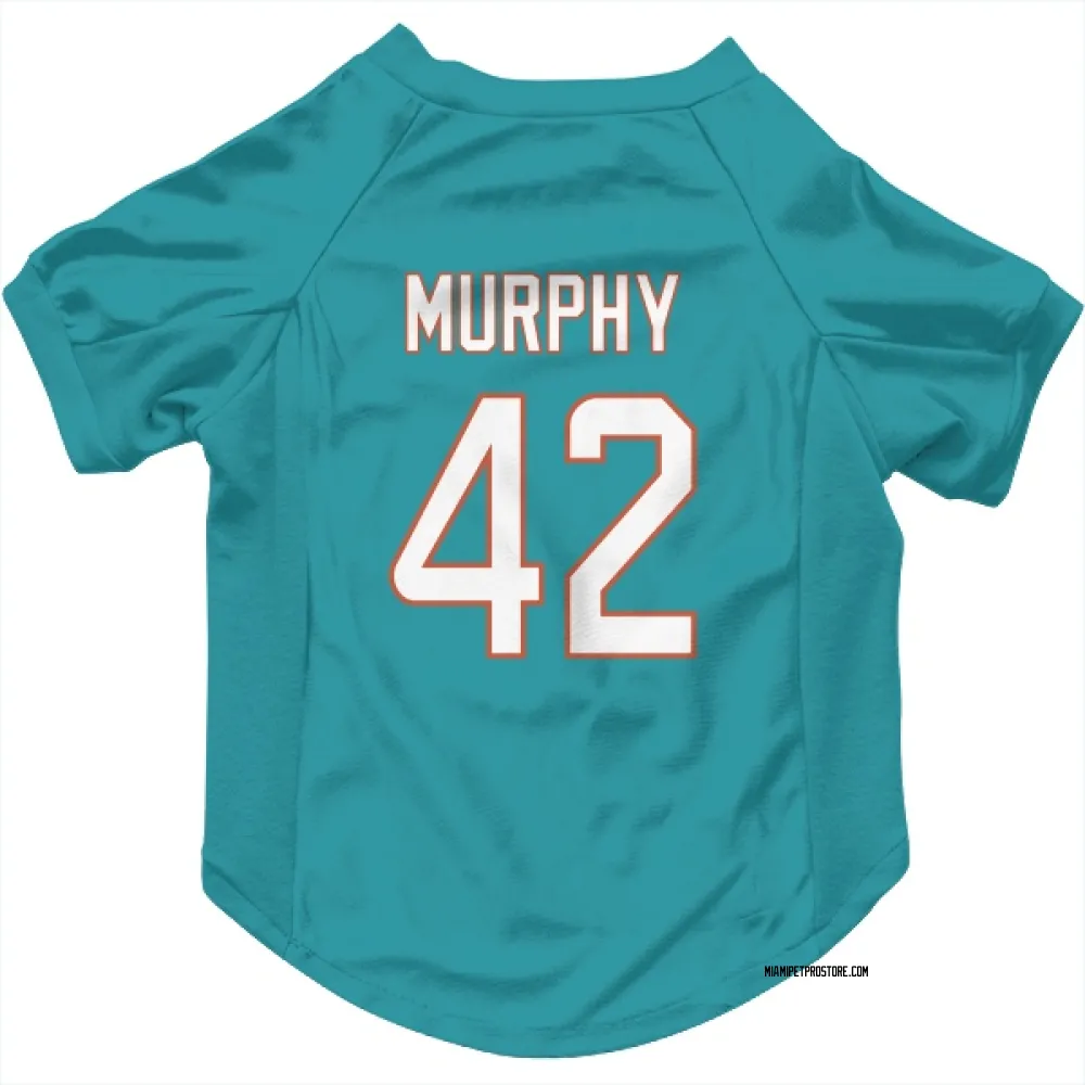 Miami Dolphins Grayson Murphy Aqua Pet Jersey for Dog & Cat