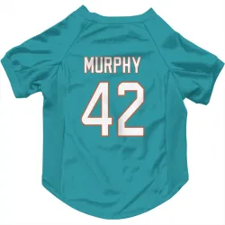 Miami Dolphins Grayson Murphy Aqua Pet Jersey for Dog & Cat