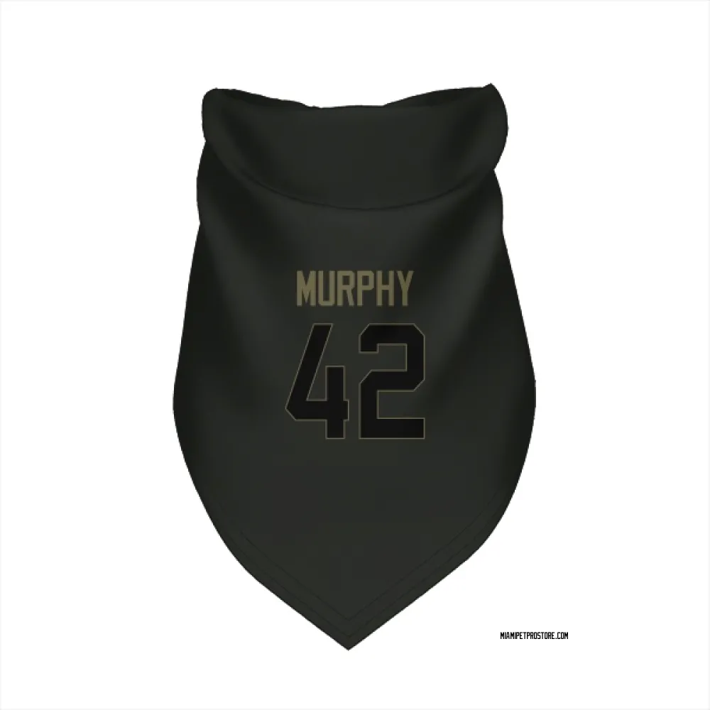Miami Dolphins Grayson Murphy Black Service Pet Bandana for Dog & Cat