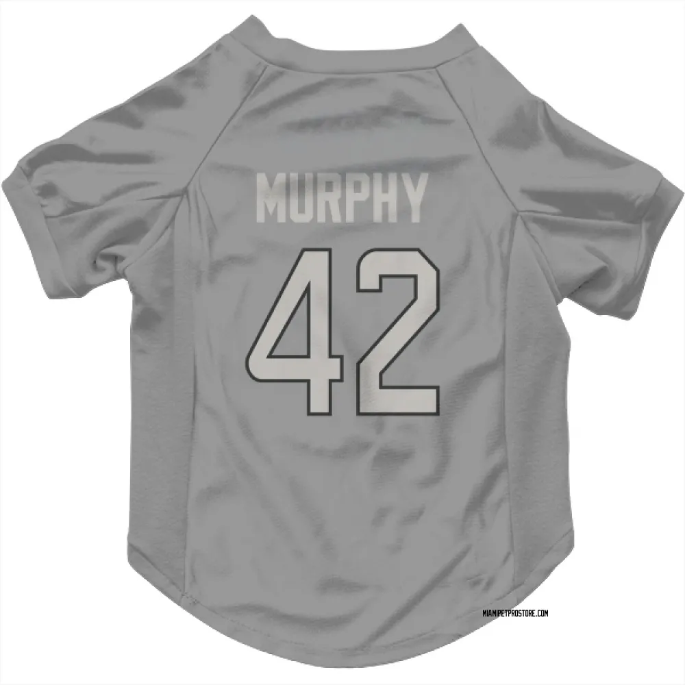 Miami Dolphins Grayson Murphy Charcoal Pet Jersey for Dog & Cat