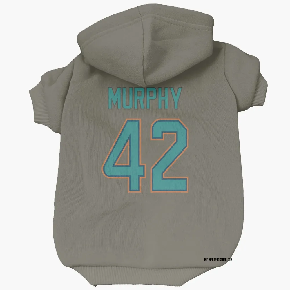 Miami Dolphins Grayson Murphy Olive Pet Hoodie for Dog & Cat