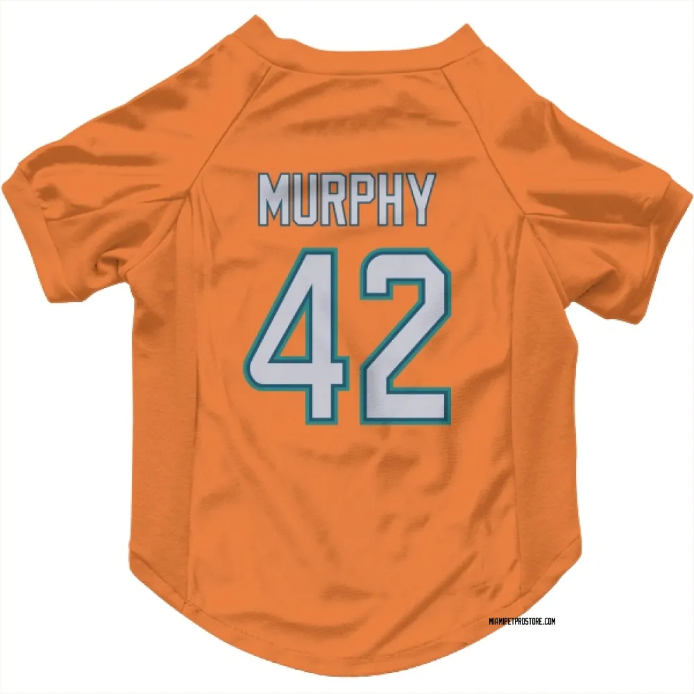 Miami Dolphins Grayson Murphy Orange Pet Jersey for Dog & Cat