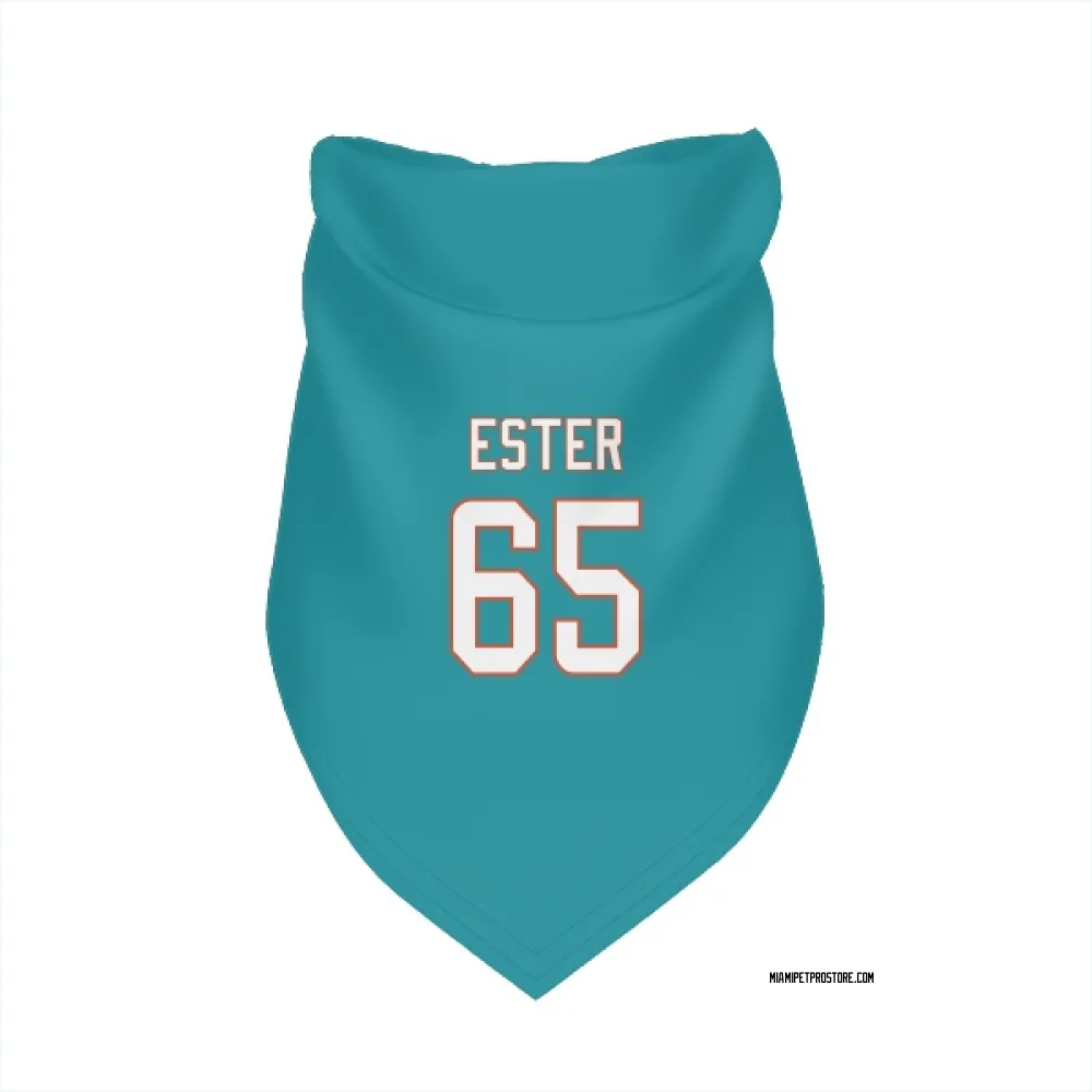 Miami Dolphins James Ester Aqua Pet Bandana for Dog & Cat