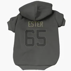 Miami Dolphins James Ester Black Service Pet Hoodie for Dog & Cat
