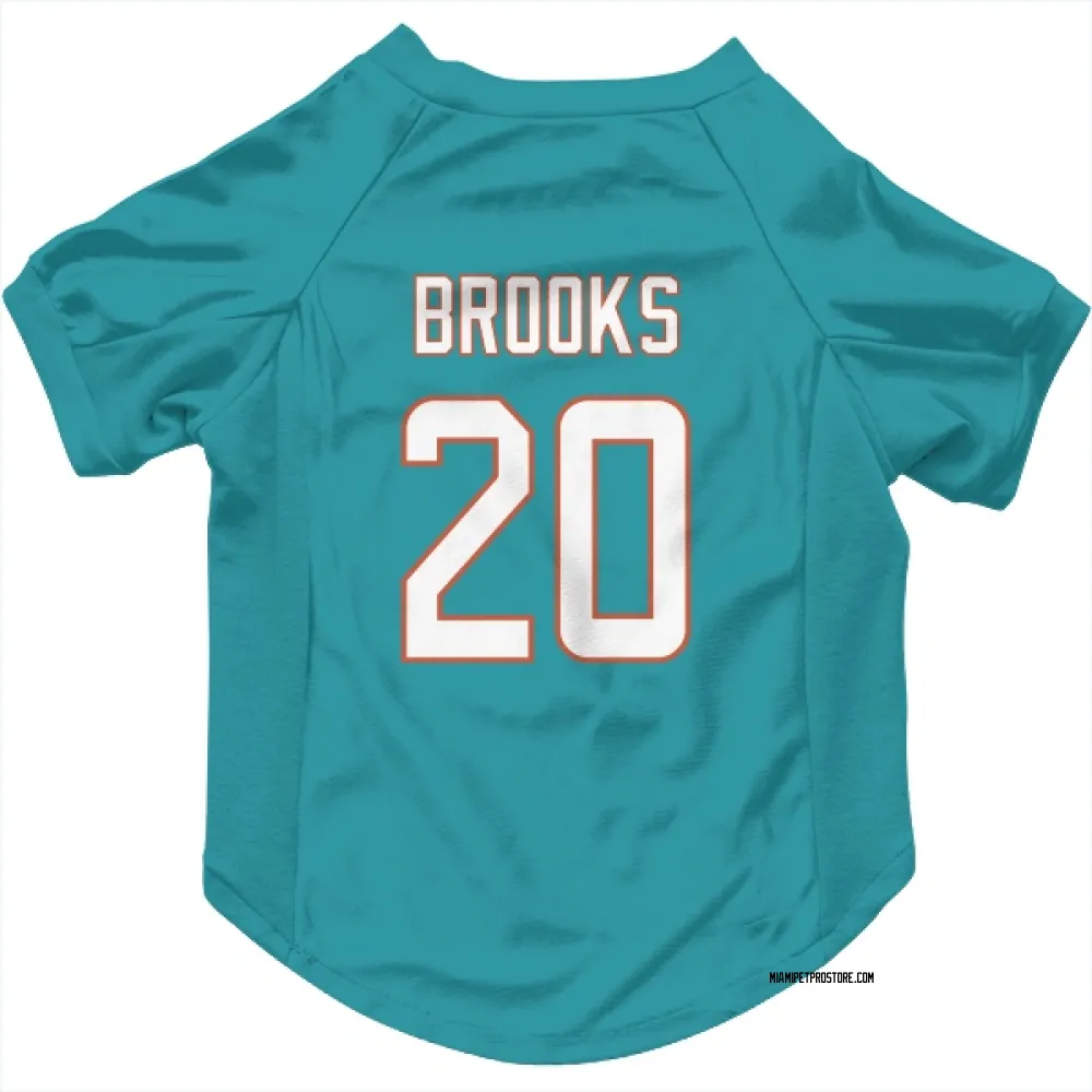 Miami Dolphins Jordyn Brooks Aqua Pet Jersey for Dog & Cat
