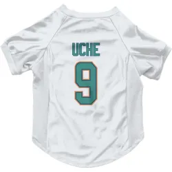 Miami Dolphins Joshua Uche White Pet Jersey for Dog & Cat