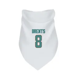 Miami Dolphins JuJu Brents White Pet Bandana for Dog & Cat