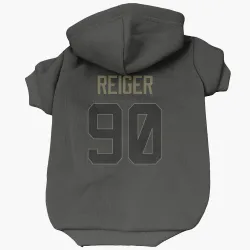 Miami Dolphins Mason Reiger Black Service Pet Hoodie for Dog & Cat