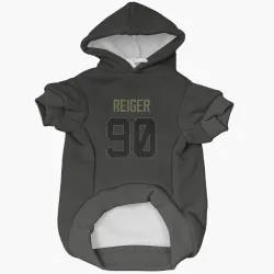 Miami Dolphins Mason Reiger Black Service Pet Hoodie for Dog & Cat