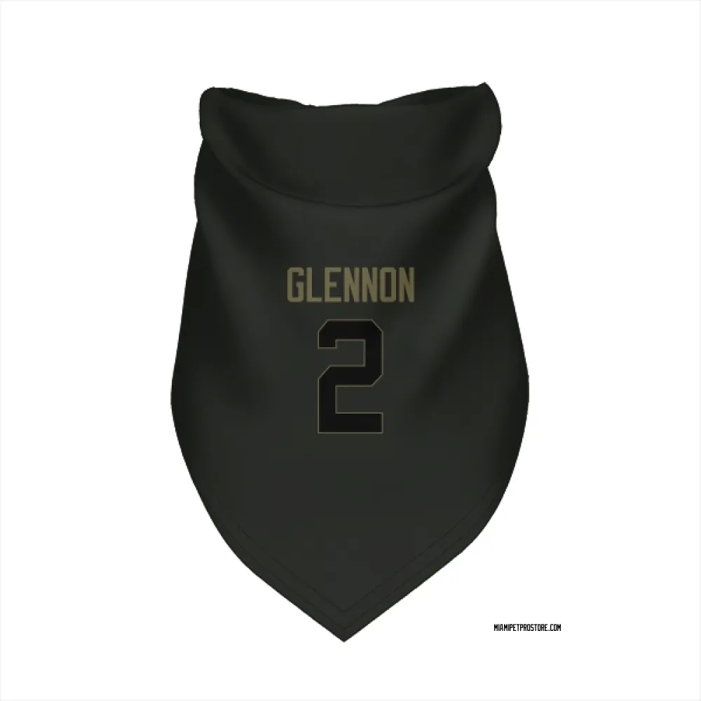Miami Dolphins Mike Glennon Black Service Pet Bandana for Dog & Cat