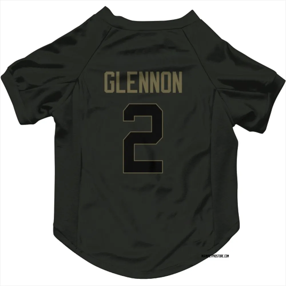 Miami Dolphins Mike Glennon Black Service Pet Jersey for Dog & Cat