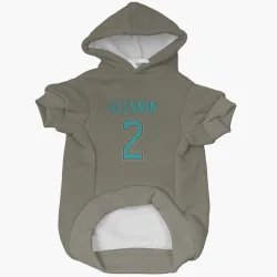 Miami Dolphins Mike Glennon Olive Pet Hoodie for Dog & Cat