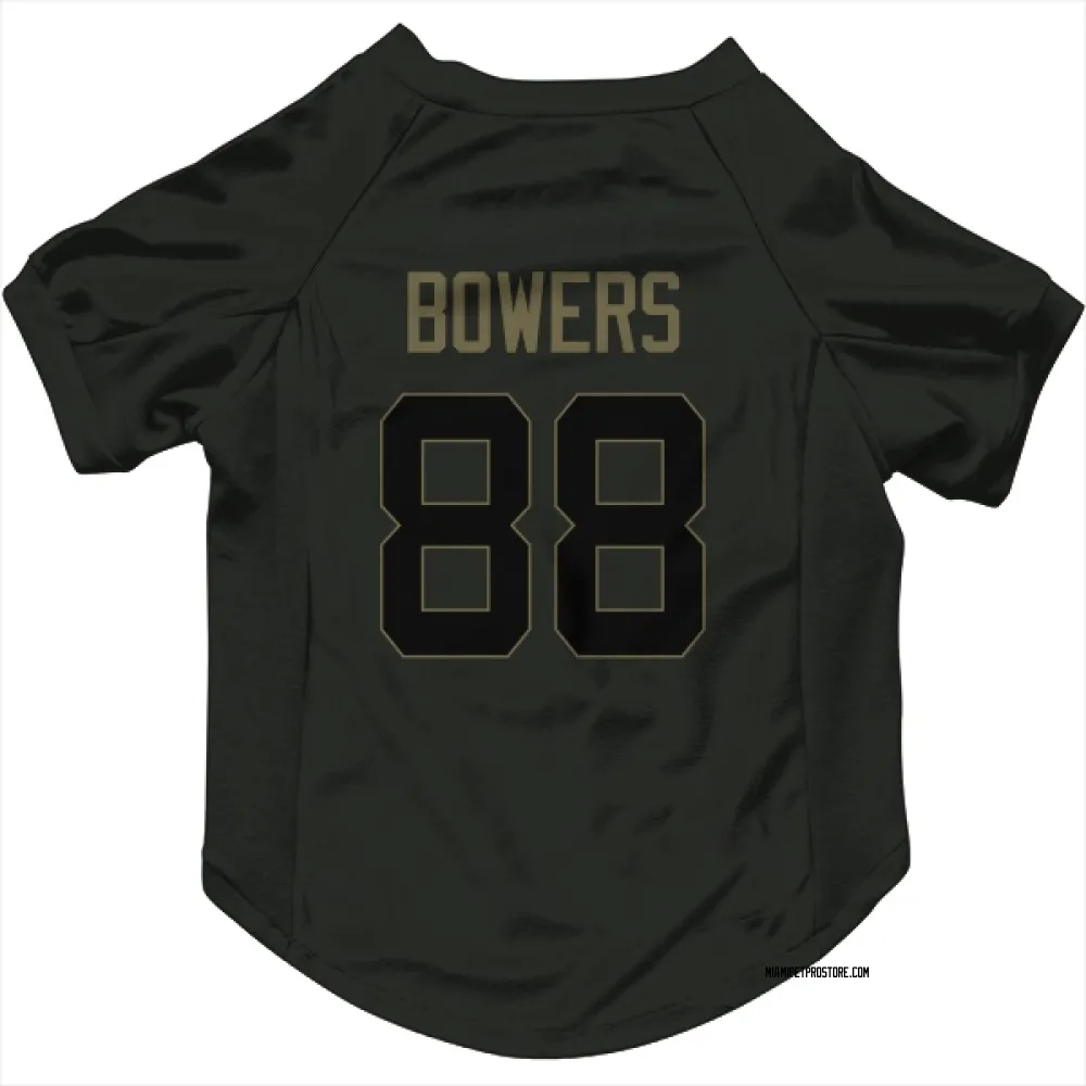 Miami Dolphins Nick Bowers Black Service Pet Jersey for Dog & Cat