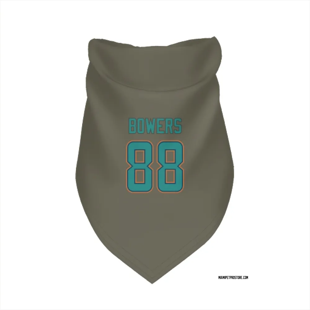 Miami Dolphins Nick Bowers Olive Pet Bandana for Dog & Cat