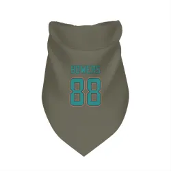 Miami Dolphins Nick Bowers Olive Pet Bandana for Dog & Cat