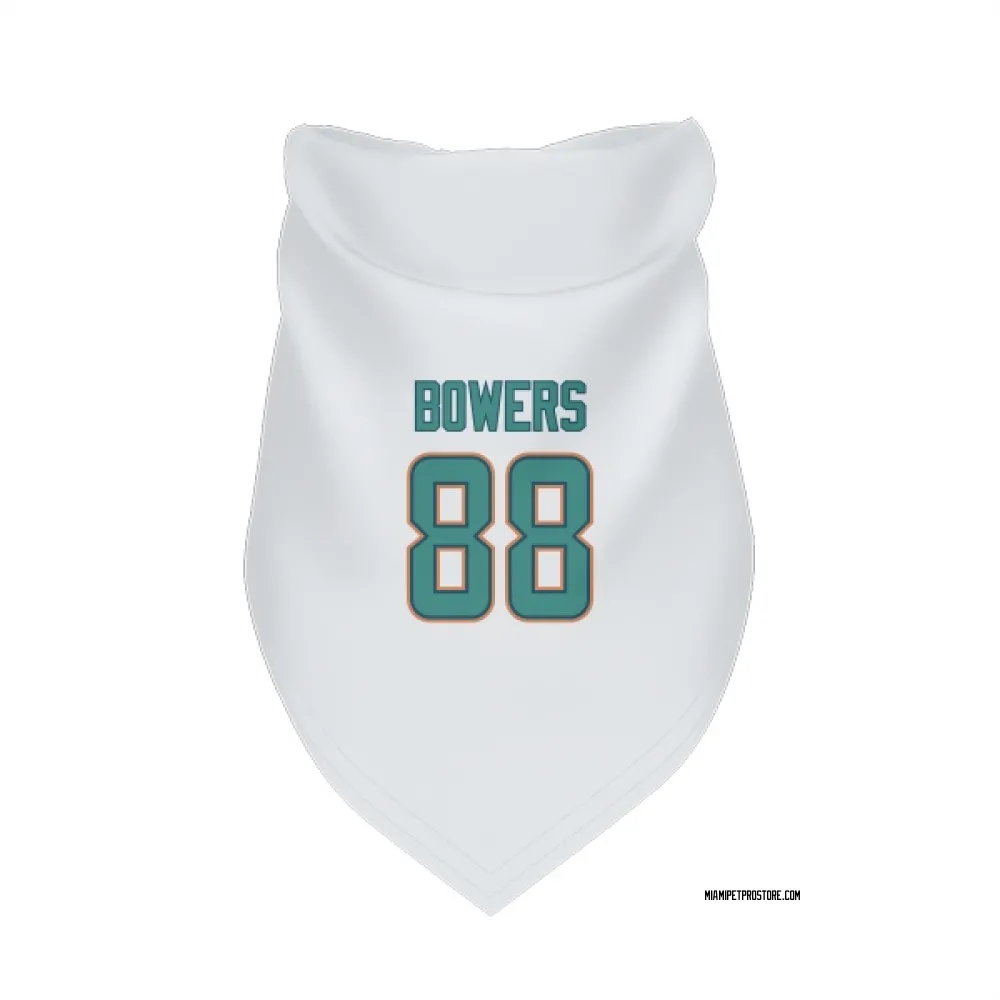 Miami Dolphins Nick Bowers White Pet Bandana for Dog & Cat