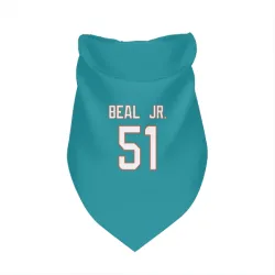 Miami Dolphins Robert Beal Jr. Aqua Pet Bandana for Dog & Cat
