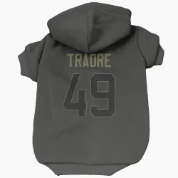 Miami Dolphins Seydou Traore Black Service Pet Hoodie for Dog & Cat