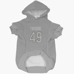 Miami Dolphins Seydou Traore Charcoal Pet Hoodie for Dog & Cat