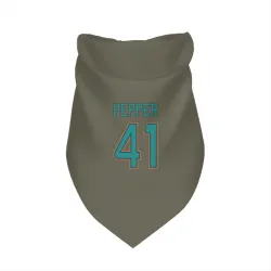 Miami Dolphins Taybor Pepper Olive Pet Bandana for Dog & Cat