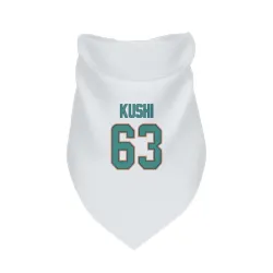 Miami Dolphins Tedi Kushi White Pet Bandana for Dog & Cat