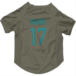Miami Dolphins Trey Moore Olive Pet Jersey for Dog & Cat