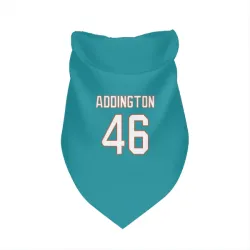 Miami Dolphins Tucker Addington Aqua Pet Bandana for Dog & Cat