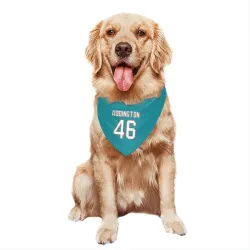 Miami Dolphins Tucker Addington Aqua Pet Bandana for Dog & Cat