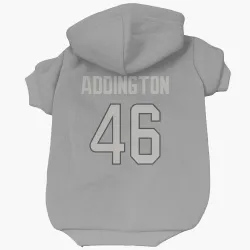 Miami Dolphins Tucker Addington Charcoal Pet Hoodie for Dog & Cat