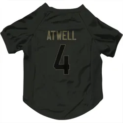 Miami Dolphins Tutu Atwell Black Service Pet Jersey for Dog & Cat