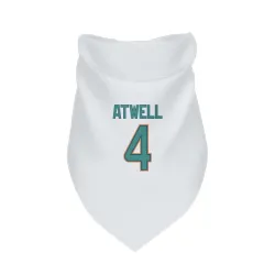 Miami Dolphins Tutu Atwell White Pet Bandana for Dog & Cat