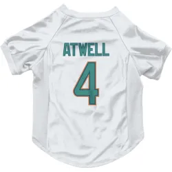 Miami Dolphins Tutu Atwell White Pet Jersey for Dog & Cat