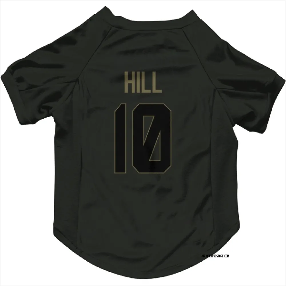 Miami Dolphins Tyreek Hill Black Service Pet Jersey for Dog & Cat