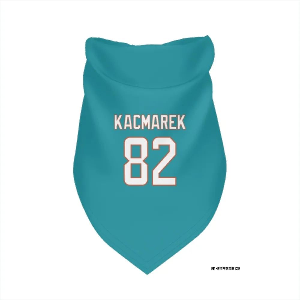 Miami Dolphins Will Kacmarek Aqua Pet Bandana for Dog & Cat