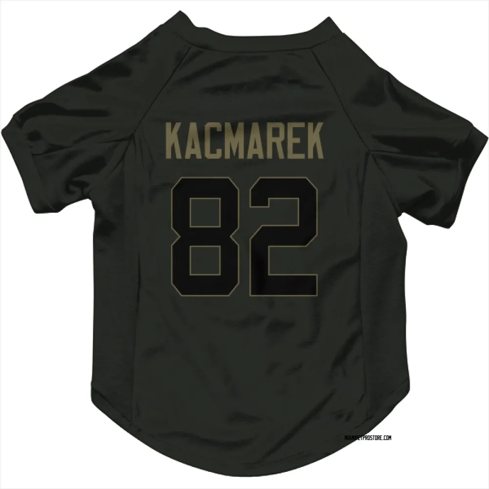 Miami Dolphins Will Kacmarek Black Service Pet Jersey for Dog & Cat