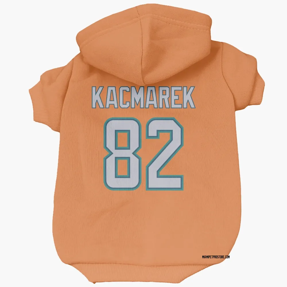 Miami Dolphins Will Kacmarek Orange Pet Hoodie for Dog & Cat