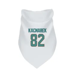 Miami Dolphins Will Kacmarek White Pet Bandana for Dog & Cat