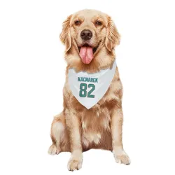 Miami Dolphins Will Kacmarek White Pet Bandana for Dog & Cat